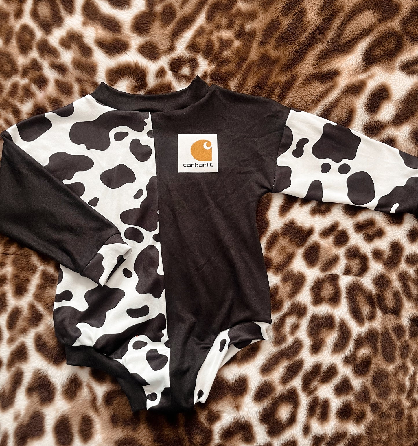 cow carhartt romper