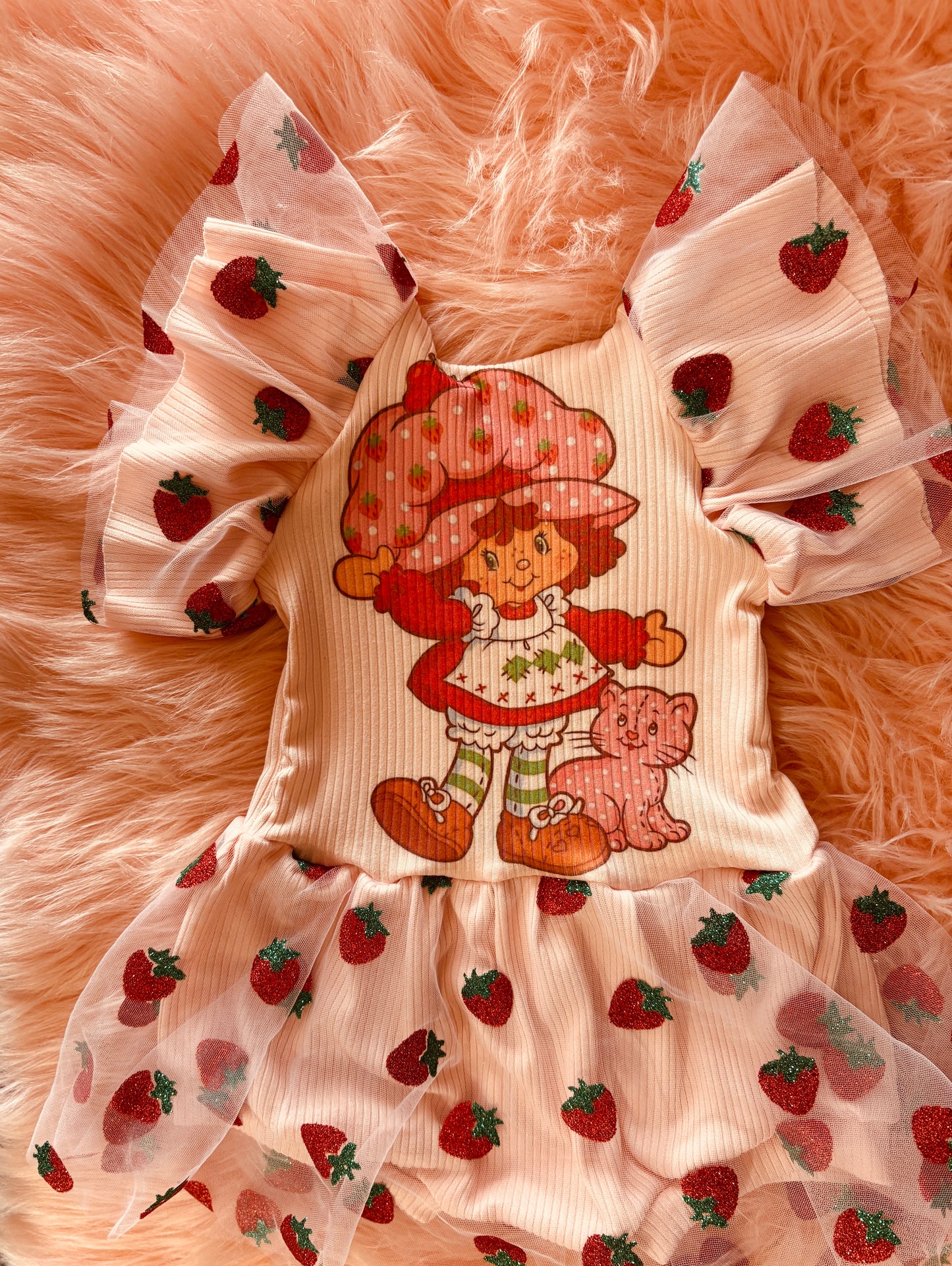 Strawberry shortcake skirted flutter Leo