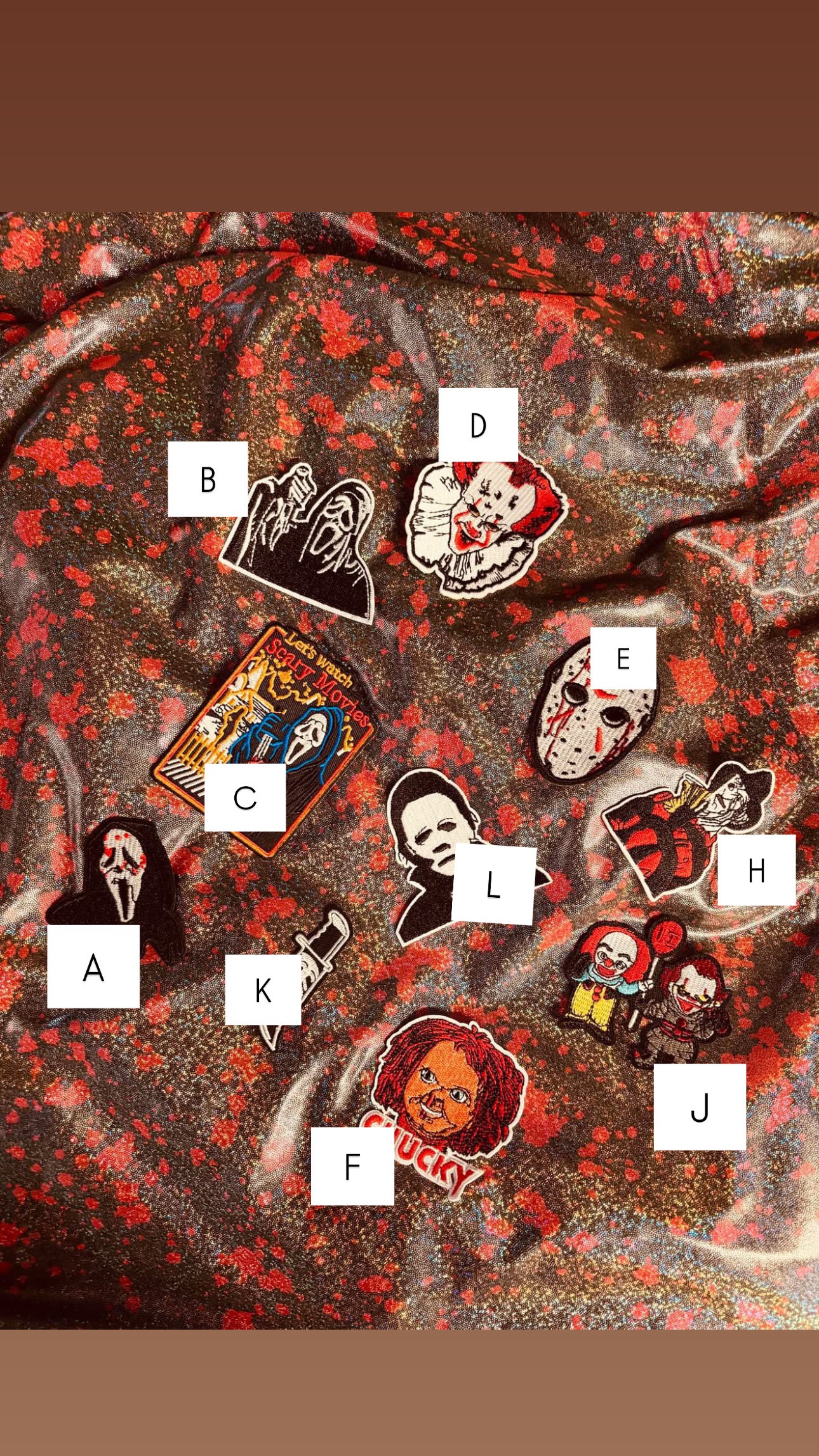 Halloween!!! Please mention which patch you’d like in notes!