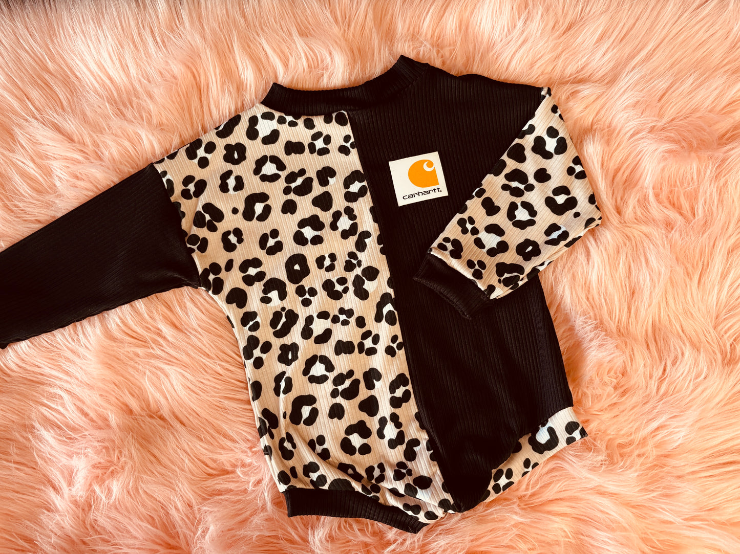 Patched carhartt romper