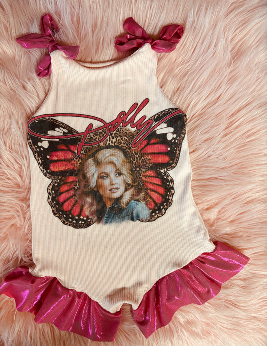 Custom Tie top ruffle romper!!( mention which artist/ character/ theme you’d like!)