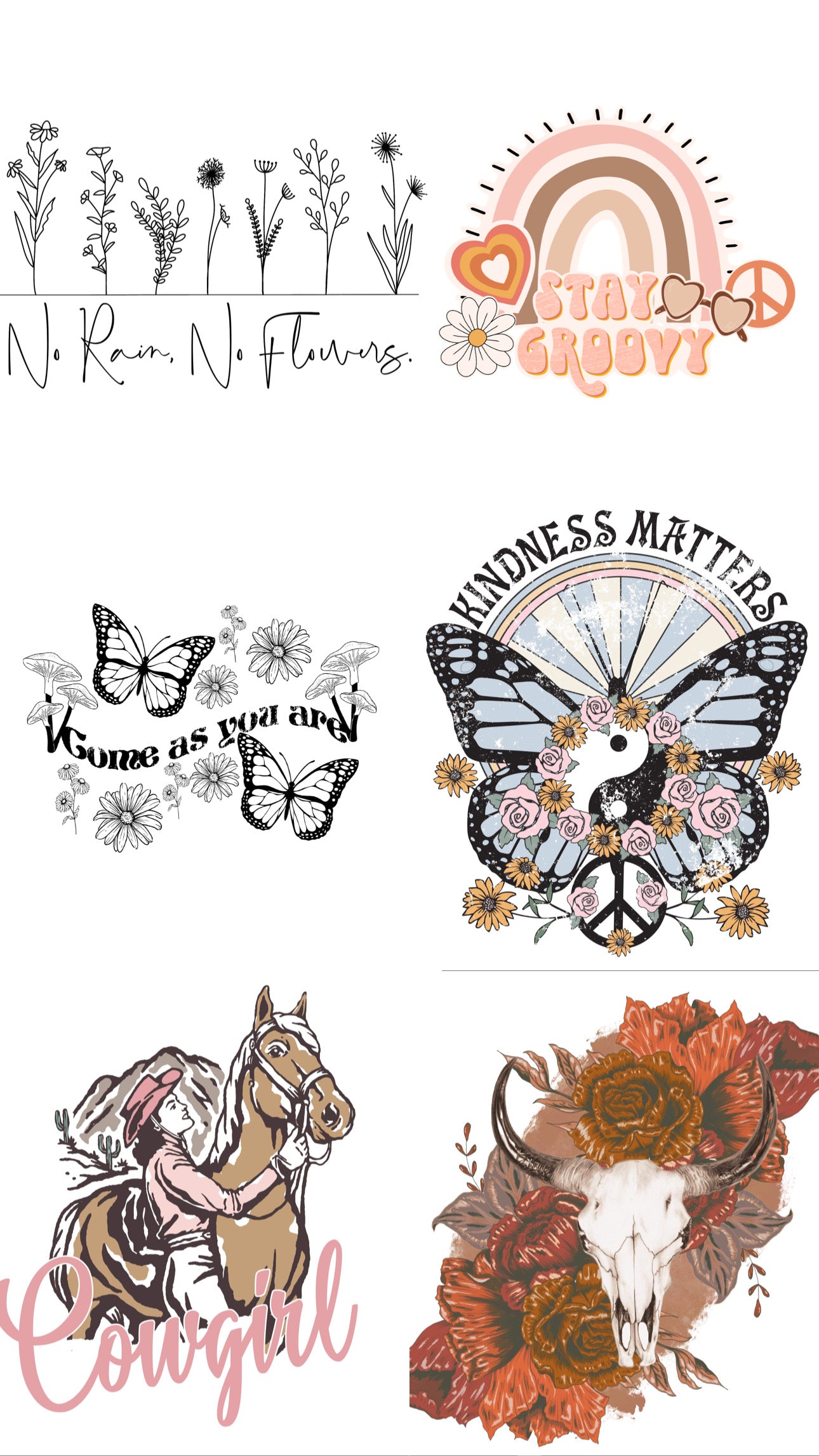 New designs drop!!  100+ prints (please mention which print you’d like in notes!) “example page 4 top left”