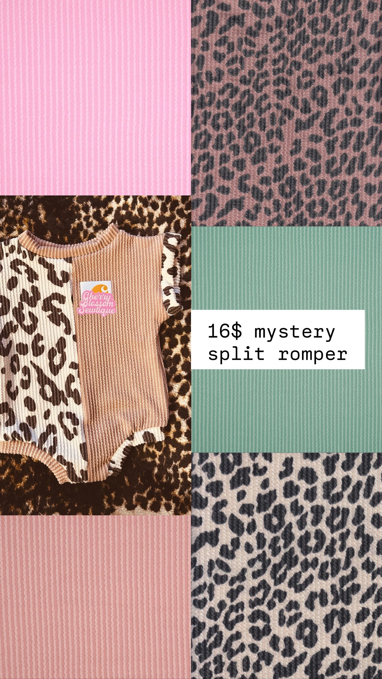 16$ mystery  split romper