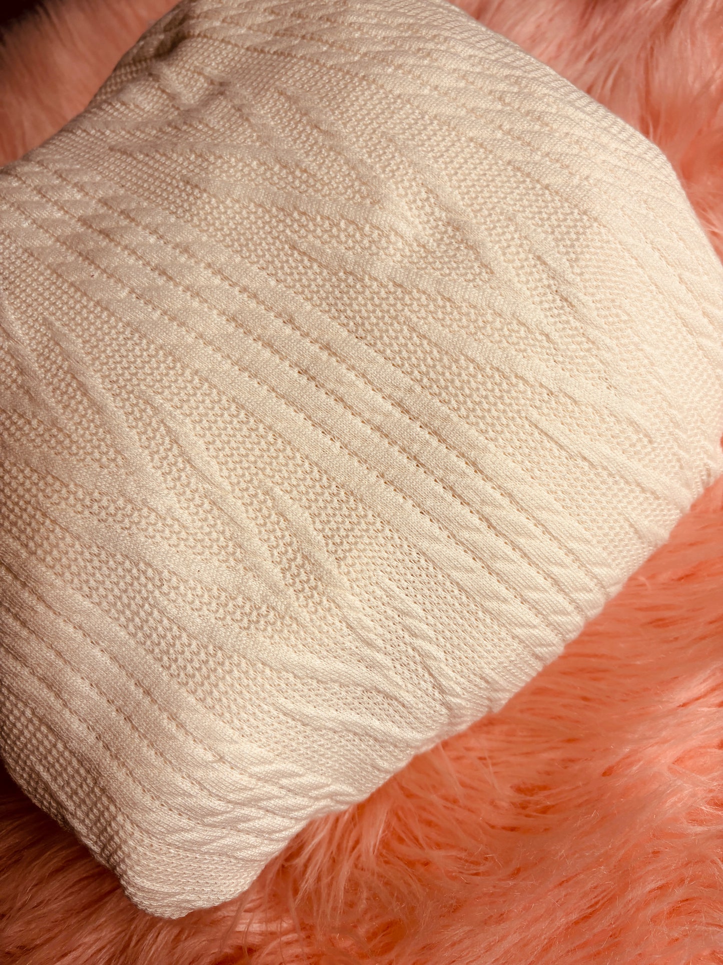 Ivory cable knit