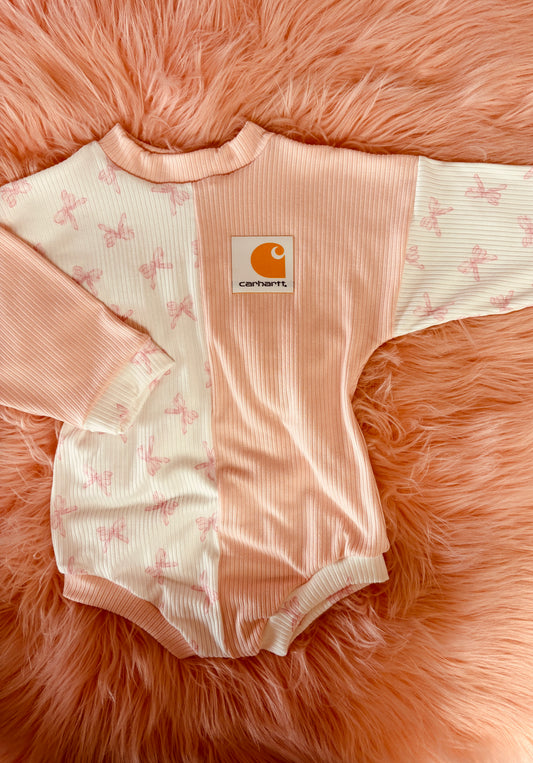 Patched carhartt romper