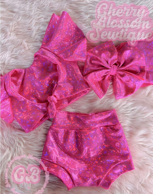 holographic Barbie  pink