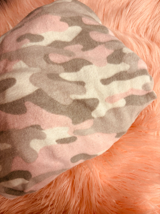 Cozy pink camo
