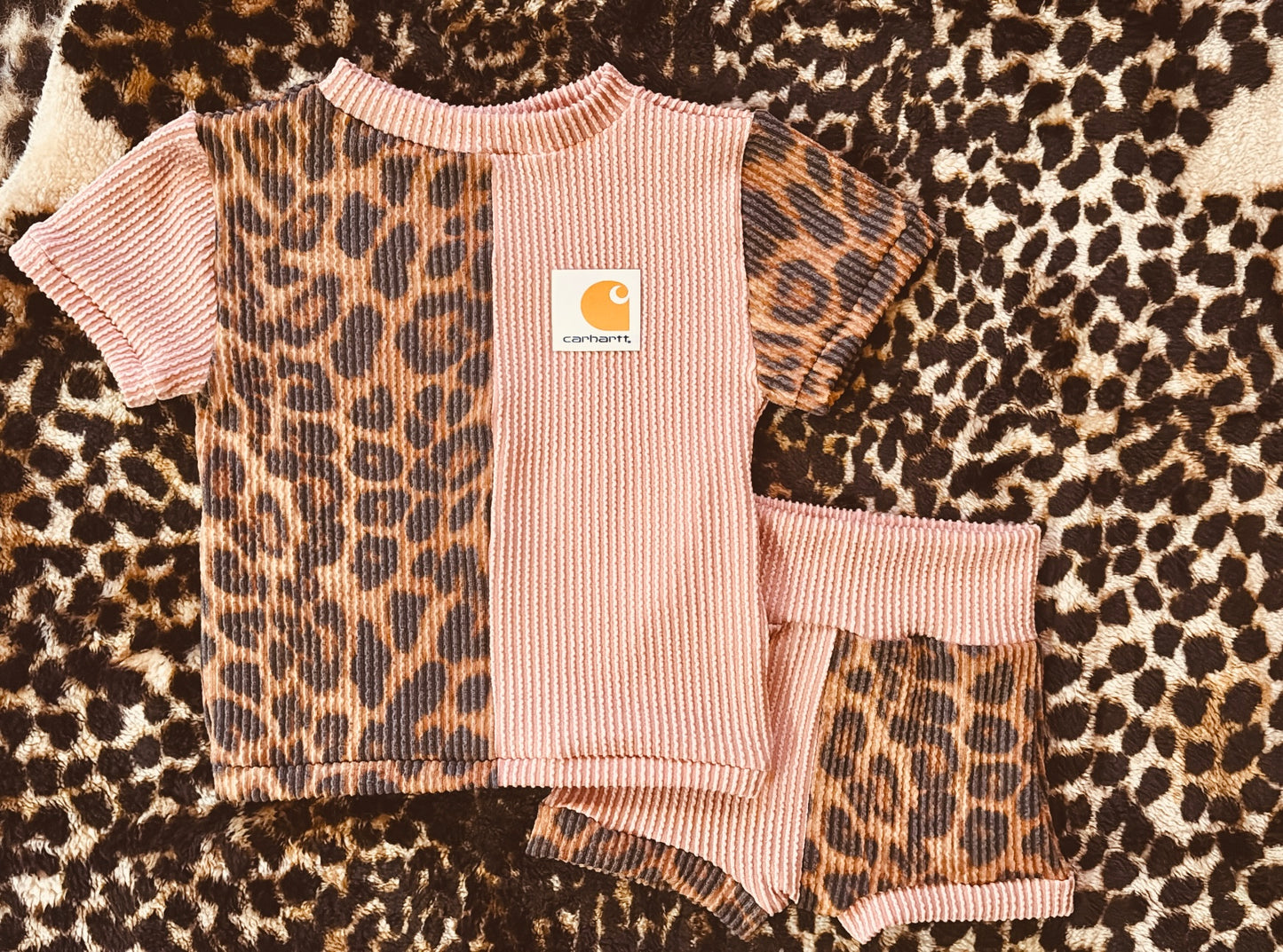 Dusty Rose & leopard