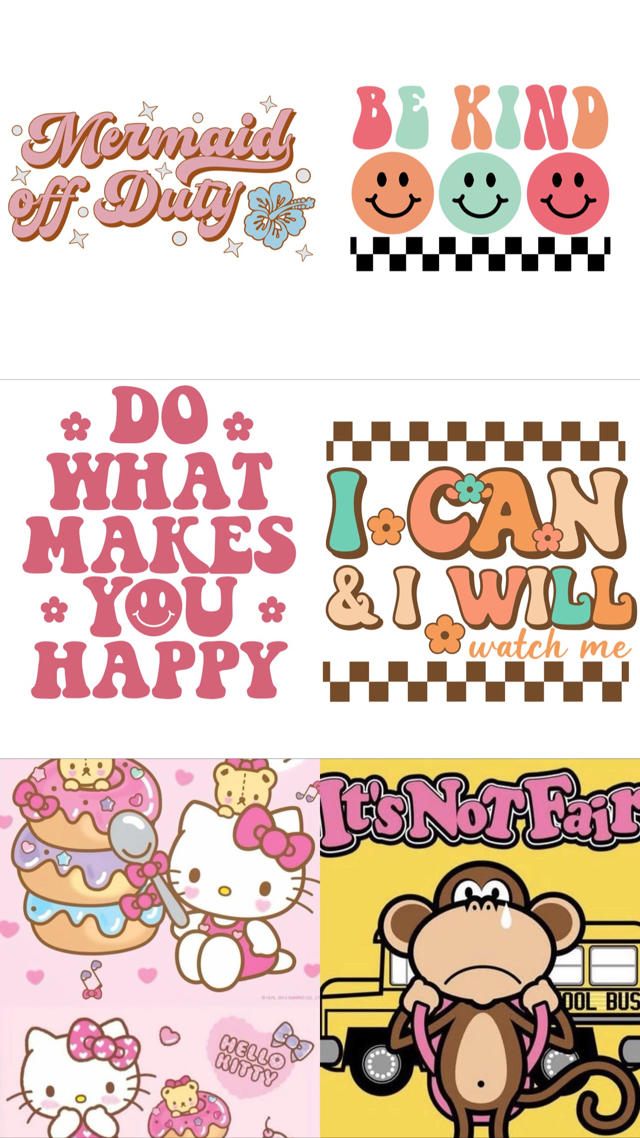 New designs drop!!  100+ prints (please mention which print you’d like in notes!) “example page 4 top left”