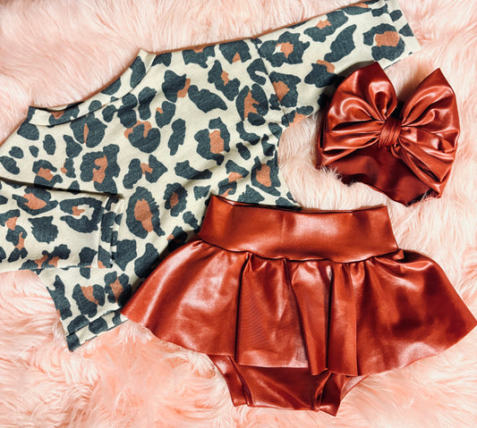 Leopard ruby set