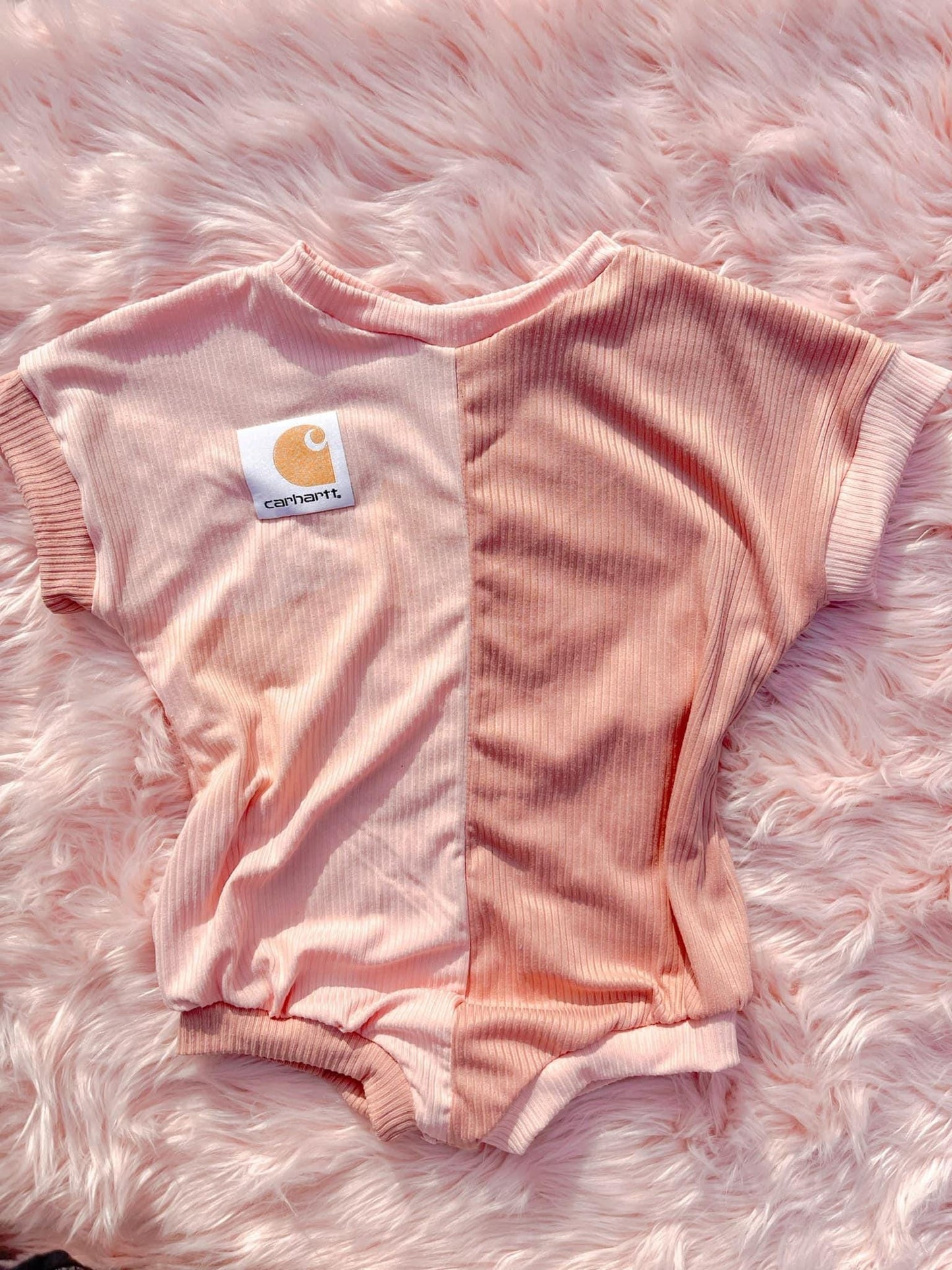 Patched carhartt romper
