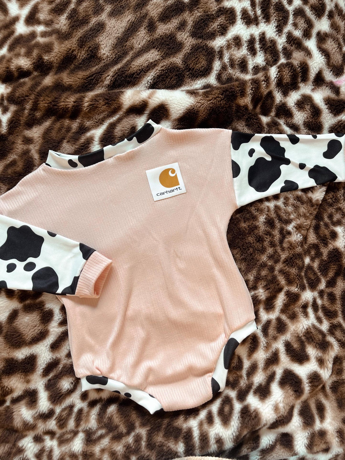 Patched carhartt romper